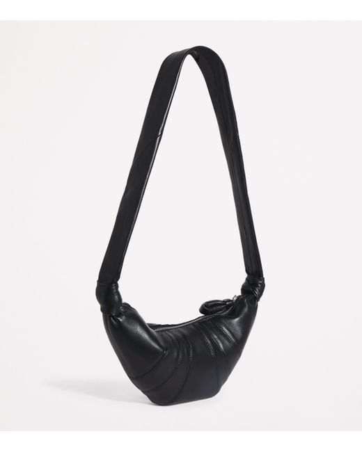 Lemaire Black Small Nappa Leather Croissant Cross-Body Bag