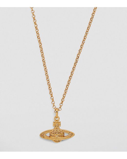Vivienne Westwood Metallic Crystal Bas Relief Necklace for men