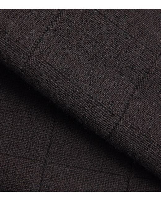 Rag & Bone Black Wool Melrose Zip-Up Cardigan