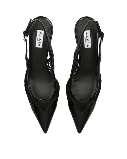 Alaïa Couer Slingback Pumps 55 in Black | Lyst