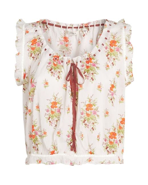 Doen White Organic Cotton Traveler Top
