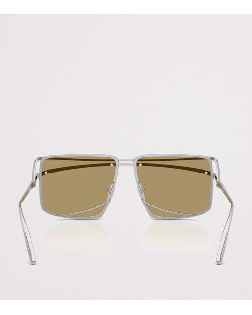 Prada Natural Metal Runway Sunglasses for men