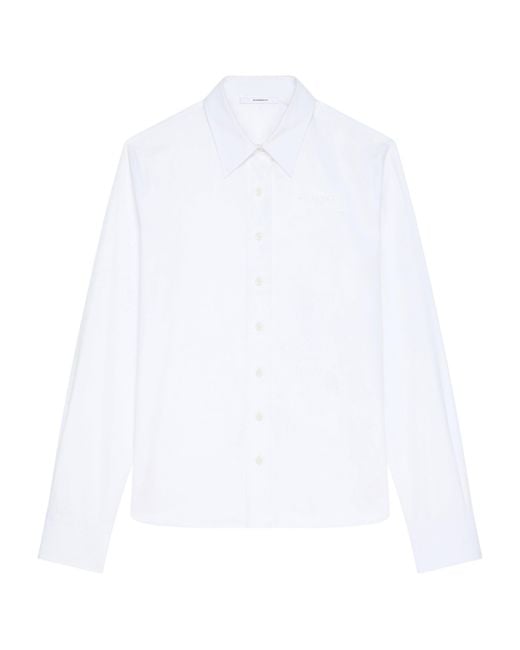 Givenchy White Cotton Poplin Shirt