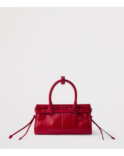 Prada Red Mini Leather Bonnie Bag