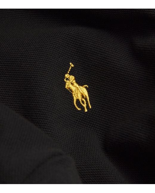 Polo Ralph Lauren Black Cotton Uae Polo Shirt for men