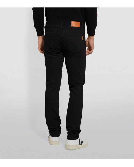 Sandro Black Stretch Slim Jeans for men