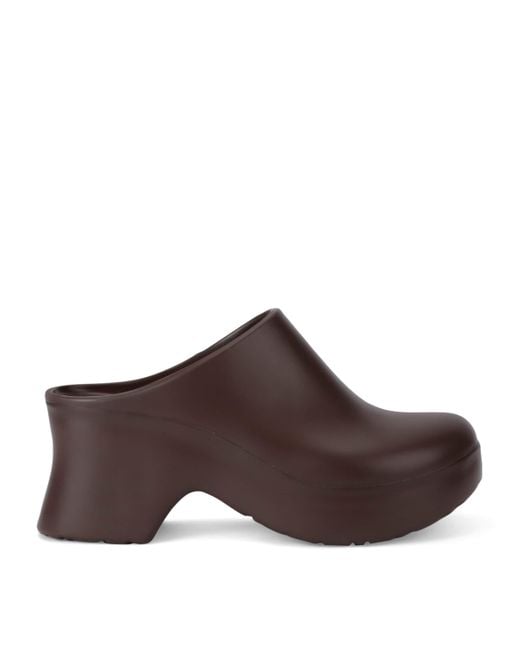 Loewe Brown Terra Wedge Clogs 90