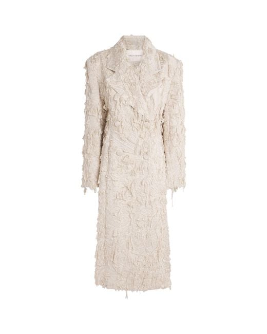 Camilla & Marc Natural Double-Breasted Tundra Coat
