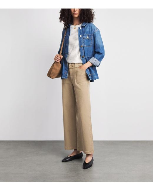 PAIGE Natural Ari Bootcut Jeans
