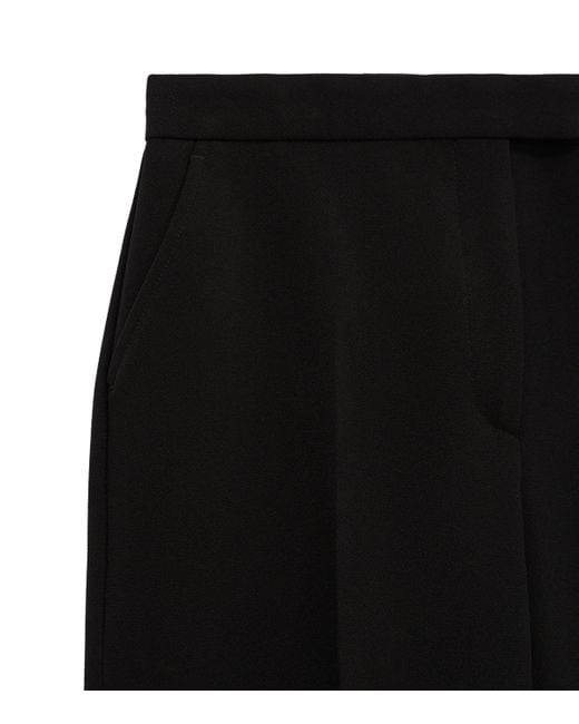 The Kooples Black Crepe Tailored Trousers