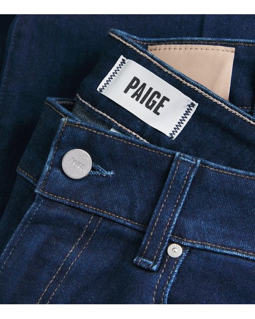 PAIGE Blue Anessa Wide-Leg Jeans