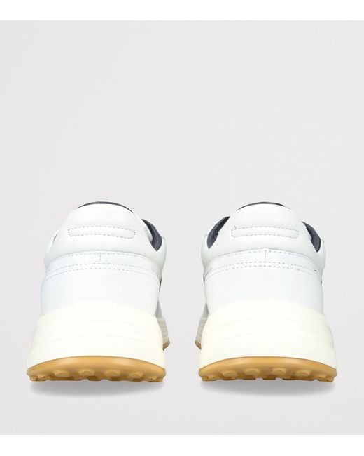 Hogan White Leather Hyperlight Sneakers for men