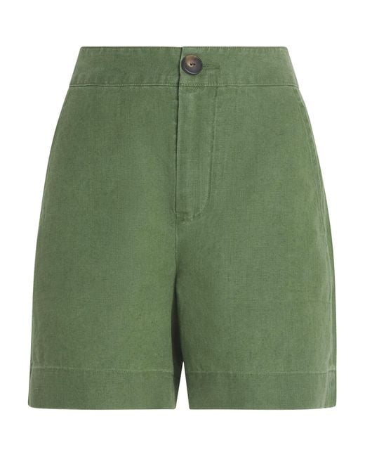 Vince Green Hemp Bermuda Shorts