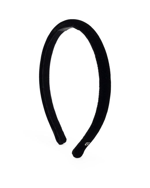 Alexandre De Paris Black Velvet Timeless Ella Headband
