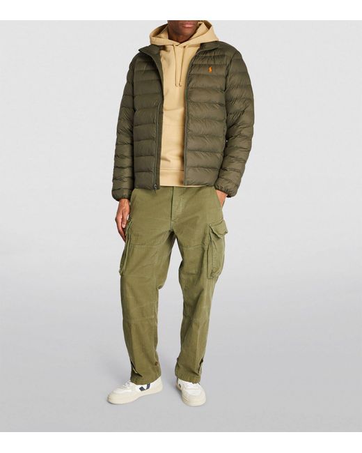 Polo Ralph Lauren Green Puffer Jacket for men