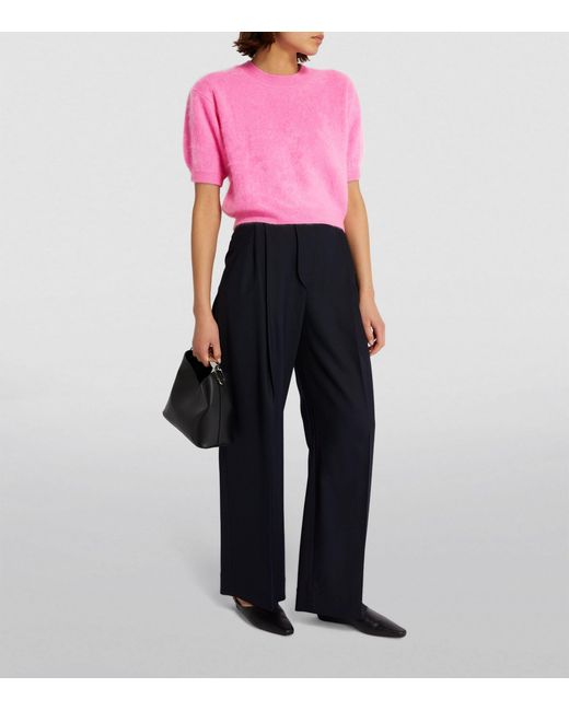 Lisa Yang Pink Cashmere Juniper T-shirt