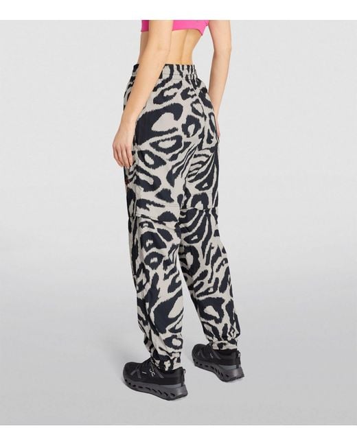 Adidas By Stella McCartney White Woven Zebra Sports Trousers