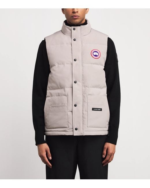 Canada Goose White Down-Filled Freestyle Crew Gilet for men