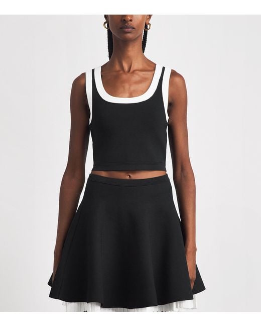 Sandro Black Knitted Tank Top