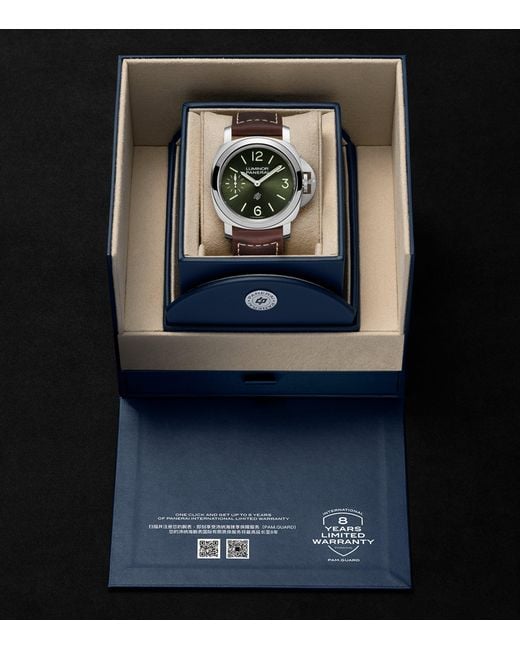 Panerai Gray Stainless Steel Luminor Watch for men