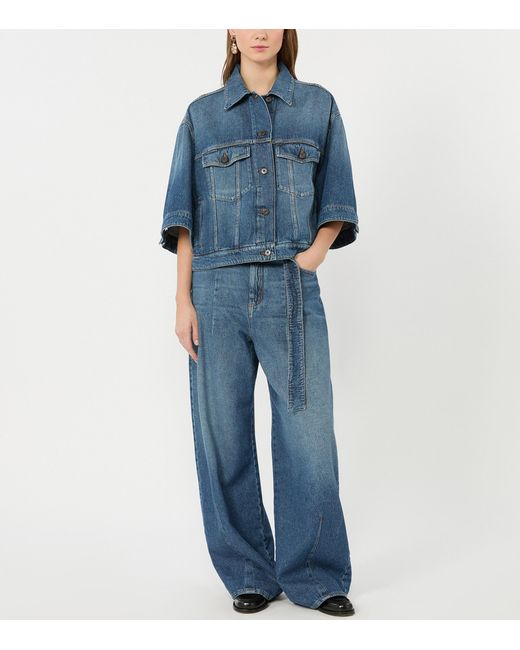 Weekend by Maxmara Blue Wide-Leg Jeans