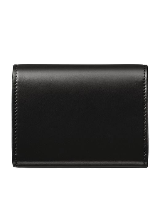 Cartier Black Mini Leather C De Wallet for men