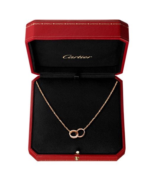 Cartier Metallic And Diamond Love Necklace