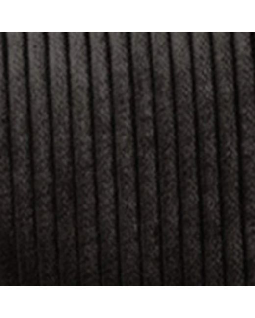 Prada Black Corduroy Logo Gloves for men