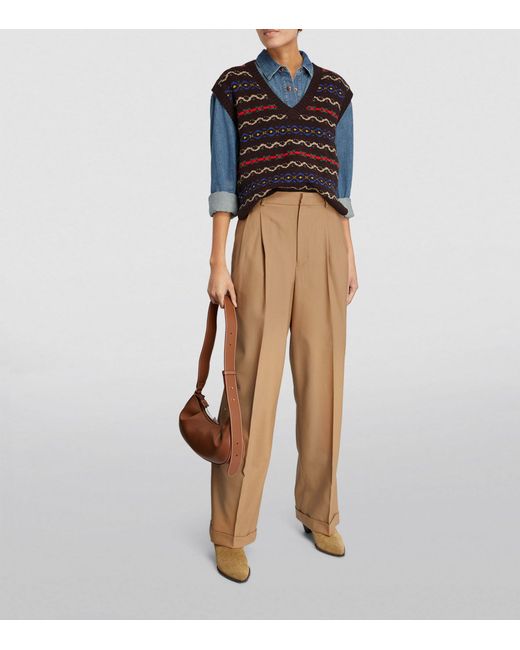 Polo Ralph Lauren Natural Wool Tailored Trousers