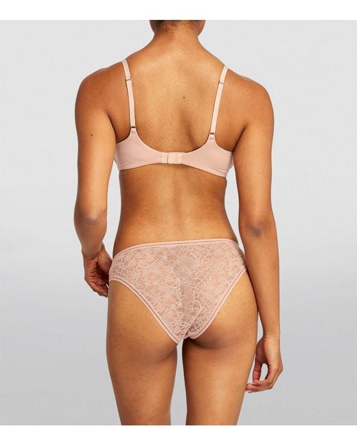 Wolford Natural Lace Briefs