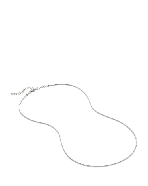 Monica Vinader Natural Sterling Chain Necklace
