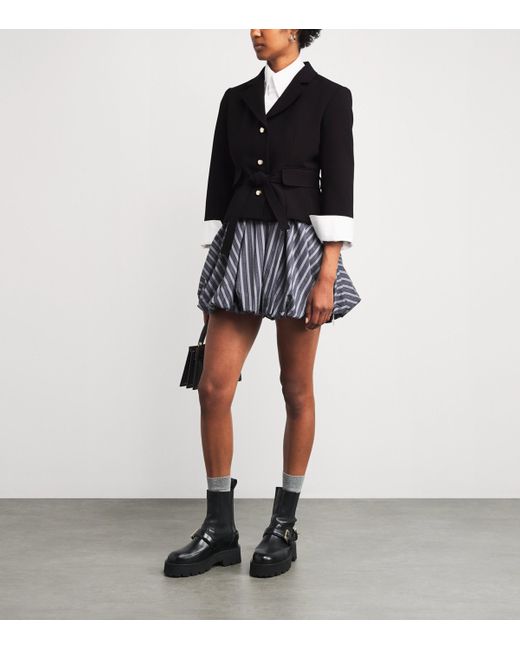 Sandro Black Cropped Blazer