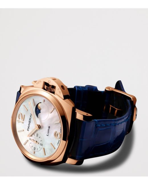 Panerai Blue Goldtech Luminor Due Luna Madreperla Watch