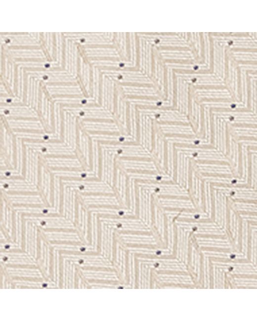 Emporio Armani White Silk Jacquard Tie for men