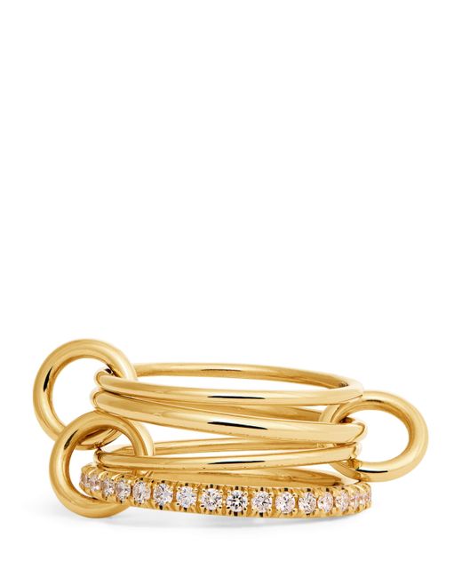 Spinelli Kilcollin Metallic And Diamond Pisces Ring