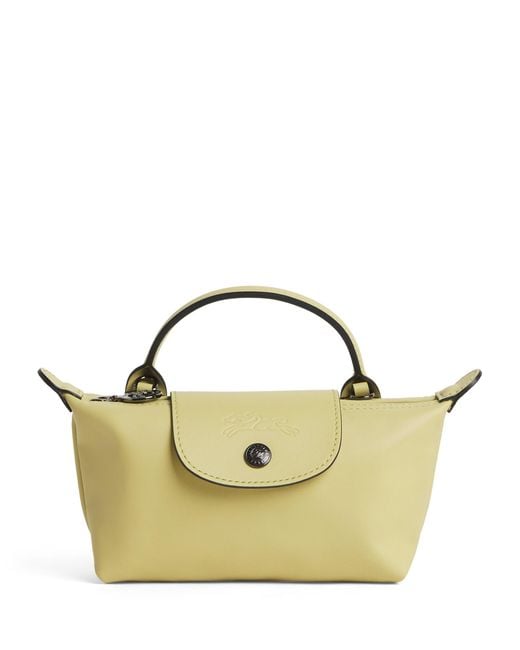 Longchamp Metallic Extra Small Leather Le Pliage Xtra Pouch