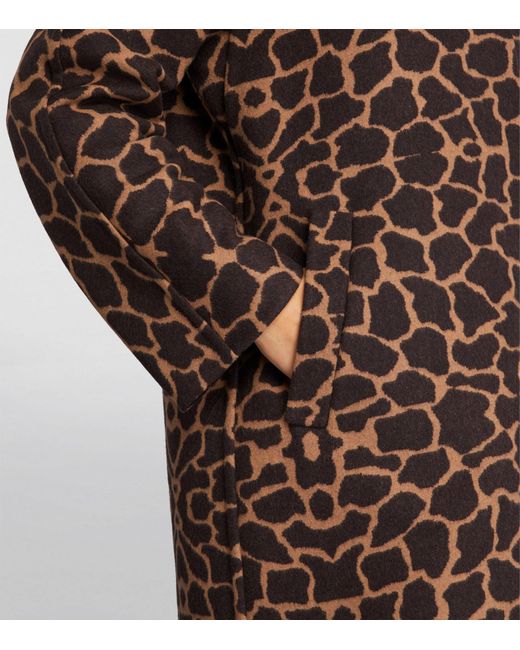 Max mara leopard print cheap coat
