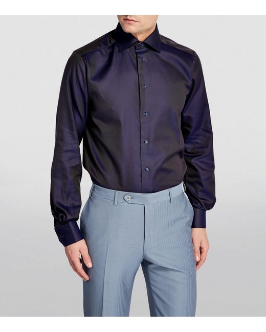 Eton of Sweden Blue Cotton Shirt for men