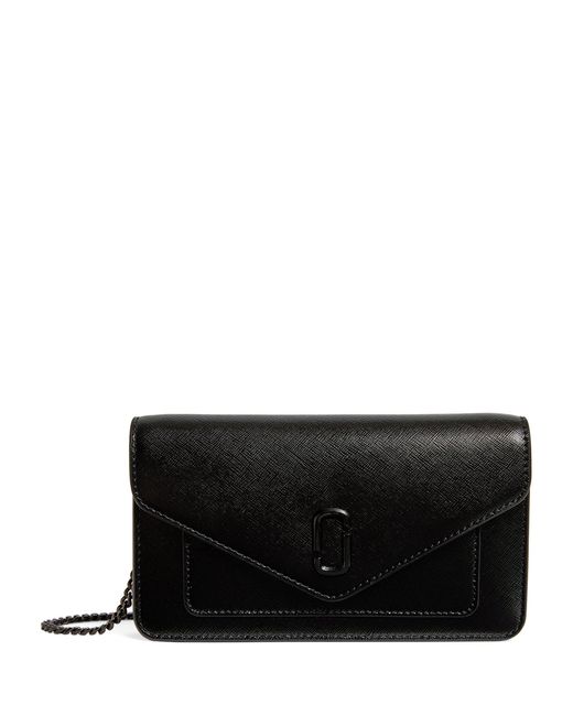 Marc Jacobs Black The The Envelope Chain Wallet
