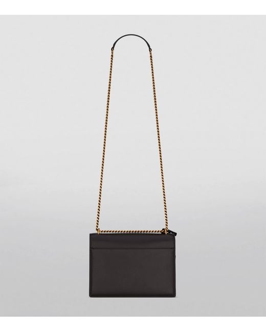 Saint Laurent White Small Sunset Shoulder Bag