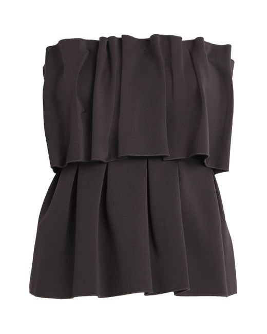 House of Dagmar Black Sculpted Tube Top