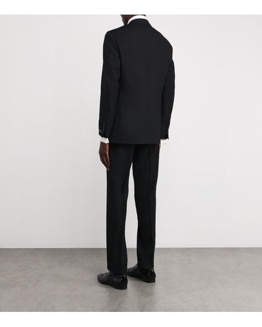 Polo Ralph Lauren Black Wool Peak-Lapel Tuxedo for men