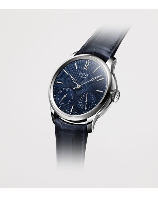Czapek Blue Stainless Steel Quai Des Bergues Watch for men