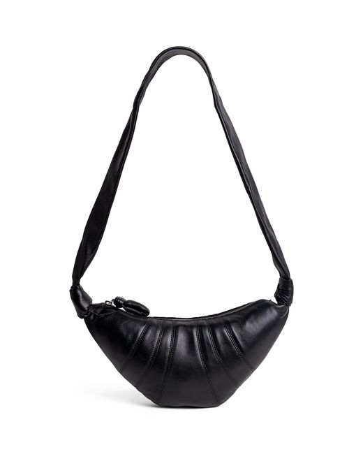 Lemaire Black Small Nappa Leather Croissant Cross-Body Bag