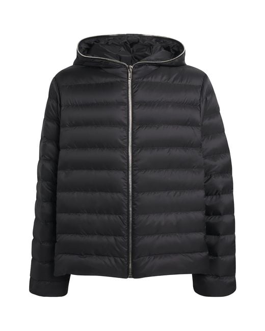 Rick Owens Black X Moncler Down Ziplock Puffer Jacket for men