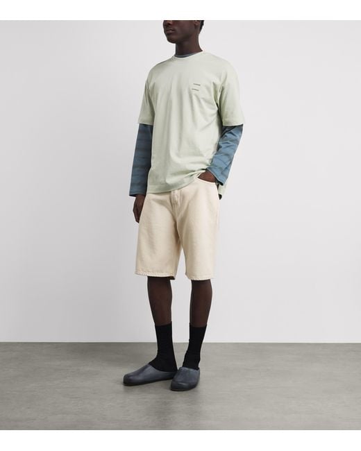 Samsøe & Samsøe Natural Denim Saeddie Straight Shorts for men