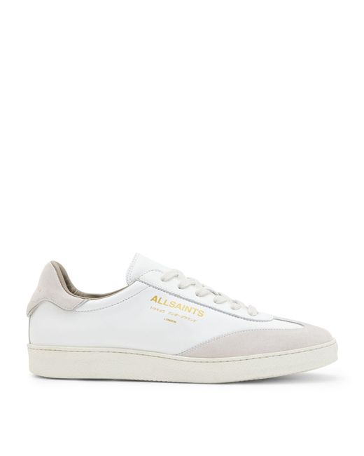 AllSaints White Leather Thelma Sneakers