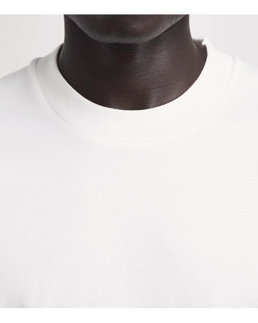Sunspel White Supima Cotton Heavyweight T-Shirt for men