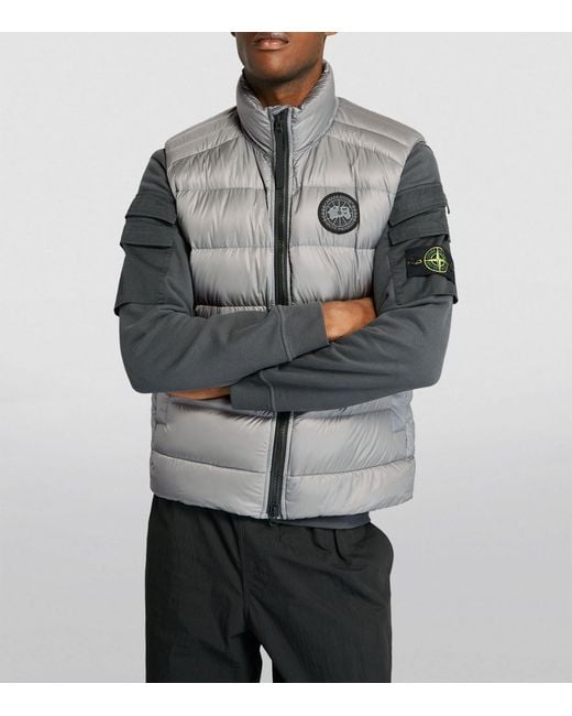 Canada Goose Gray Quilted Crofton Gilet for men