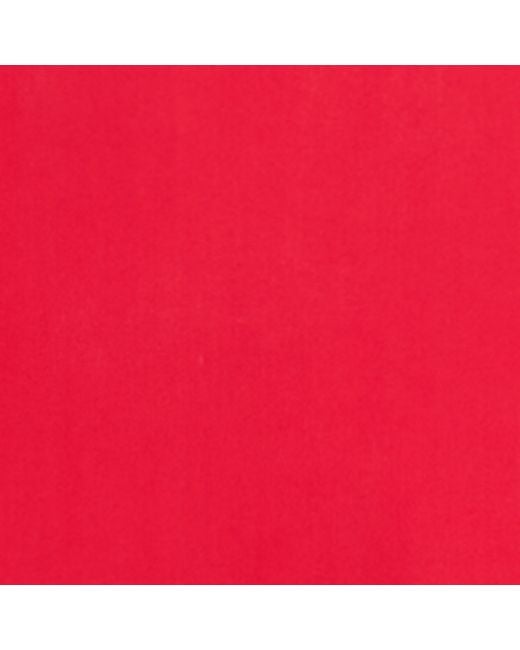 Saint Laurent Red Silk Cassandre Scarf